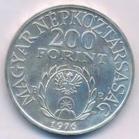 1976. 200Ft Ag "II. Rákóczi Ferenc" T:BU kis patina Adamo EM48