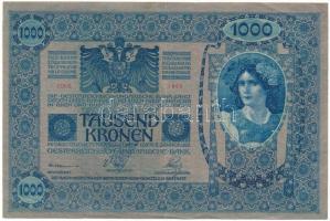 1902. 1000K "1668 45446" piros "MAGYARORSZÁG" felülbélyegzéssel T:F
Adamo K35B