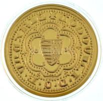 DN "Magyar aranypénzek utánveretben - Nagy Lajos aranyforintjának replikája" aranyozott fé...