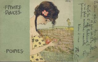 Fruits Douces - Poires litho s: Raphael Kirchner (EB)