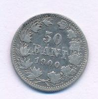 Románia 1900. 50b Ag "I. Károly" T:F ph
Romania 1900. 50 Bani Ag "Charles I" C:...