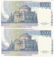 Olaszország 1984. 10.000L (2x) egyugrásos sorkövető "GF 950908 C - GF 950910 C" T:UNC
Ita...