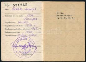 1956 MDP párttagjelölti igazolvány