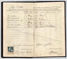 1918 A Selmeci Bányászati és Erdészeti Főiskola leckekönyve