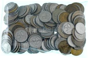 Vegyes, főleg magyar érmetétel mintegy ~430g súlyban T:vegyes Mixed, mostly Hungarian coin lot (~430g) C:mixed