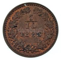 Ausztria 1885. 5/10kr Cu T:XF Austria 1885. 5/10 Kreuzer Cu C:XF Krause KM#2183
