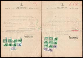 1946 Csehszlovák áttelepítési bizottság részére kiállított számlák