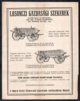 1918 Losonci gazdasági szekerek ismertetője, hajtott, szakadással