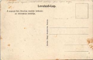 Sopron, Szt. Orsolya rendiek intézete, internátus ebédlője, belső (fl)