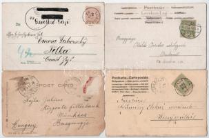 7 db RÉGI hosszú címzéses motívum képeslap vegyes minőségben: lovak