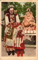 1945 Körösfő, Izvoru Crisului (Kalotaszeg, Tara Calatei); Lakodalmi kalács / Transylvanian folklore (EB) + Porto