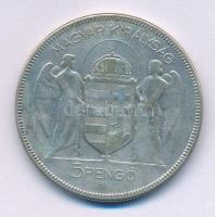 1930. 5P Ag "Horthy jobbra" T:VF Adamo P8