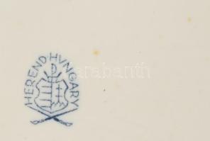 Herendi Debrecen 1631-1961 Egyetem emlék tányér. Kézzel festett, jelzett, kopással 14x9 cm