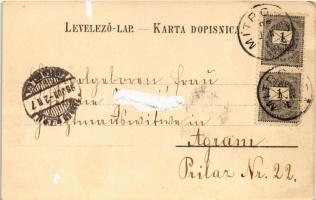 1898 (Vorläufer) Szávaszentdemeter, Mitrovice, Mitrovitz an der Save, Sremska Mitrovica; Srpski dom,...