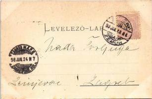 1898 (Vorläufer) Zimony, Semlin, Zemun; K. Realgymnasium / Reálgimnázium / grammar school (fl)