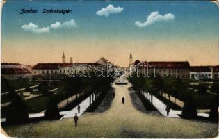 1916 Zombor, Sombor; Szabadság tér / square (EM)