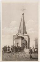 Bitola, Bitolj; Spomenik i kapela na Kajmakcalanu / church and monument on the Kajmakcalan