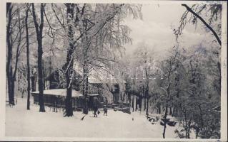 Kőszeg, Hörmann-forrási menedékház, télen, Andor Béla felvétele