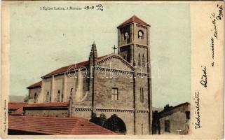 1910 Mersin, L'Église Latine / church