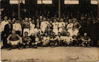 1921 Békéscsaba Előre labdarúgócsapat, focisták, futball / Hungarian football team. Róna és Fehér photo (fl)