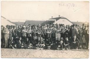 1926 NSE magyar focista csapat, labdarúgó mérkőzés csoportképe / Hungarian football teams. Mezőffy photo