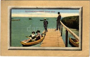 1914 Balatonalmádi-fürdő, csónak kikötő (EB)