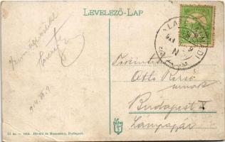 1914 Balatonalmádi-fürdő, csónak kikötő (EB)