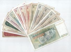 Jugoszlávia 1955-1988. 5D-50.000D (14db, 12xklf) T:AU-VG
Yugoslavia 1955-1988. 5 Dinara - 50.000 Di...