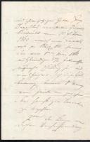 1863 Bük, 60kr + 2kr okmánybélyeg és 1kr hirdetménybélyeg német nyelvű hivatalos iraton