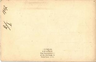 1917 Osztrák-magyar katona műtermi fotója / WWI Austro-Hungarian K.u.K. military, soldier. Adela (Kr...