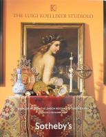 The Luigi Koelliker Studiolo. Old master paintings and works of art from the London residence of Luigi Koelliker including bronzes, maiolica, silver, scientific instruments, oriental works of art and furniture. London, 2008, Sotheby's. 419 p. Angol nyelven. Színes képekkel illusztrált aukciós katalógus régiség és művészet témában. Kiadói papírkötés, jó állapotban.