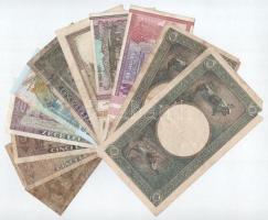 Románia 1941-1998. 1L-10.000L (11db, 10xklf) T:F-G
Romania 1941-1998. 1 Leu - 10.000 Lei (11pcs, 10...