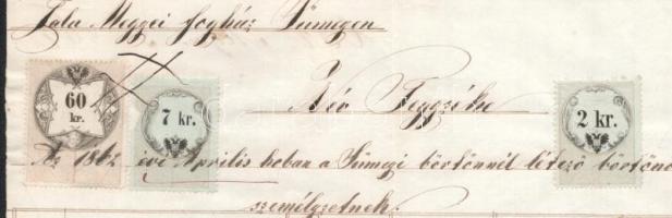 1862 Sümeg, a Zala megyei fogház börtönőri személyzetének névjegyzéke, a nevek mellett évi és havi j...