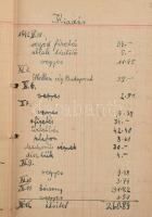 1942 Szeged, üzleti könyv illetékbélyegekkel