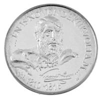 Sebestyén Sándor (1949-2010) 1989. "MÉE - 200 éves a sátoraljaújhelyi Kossuth Lajos Gimnázium / '... Én is a növendékük voltam...' 1810-1816" jelzett Ag piedfort emlékérem (71,27g/0.835/42,5mm) T:AU (eredetileg PP) patina