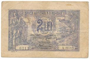 Románia 1920. 2L T:F Romania 1920. 2 Lei C:F Krause P#27