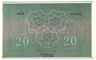 Ausztria 1929. "20. Österreichische Klassenlotterie (20. Osztrák Osztálysorsjáték)" harmad...