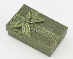 Markazit berakásos orientalista stílusú fülbevaló pár, díszdobozban