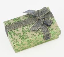 Markazit berakásos szív medálos nyaklánc, díszdobozban