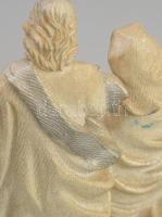 Betlehem jelenet, műanyag, m: 18,5 cm