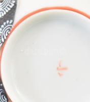 5 darab antik csésze, egyik alátéttel