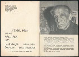 1976 Czóbel Béla (1883-1976) kiállítása. A kiállítást rendezte: Kratochwill Mimi. Szolnok, 1976, Szo...