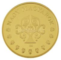 ifj. Szlávics László (1959-) 2012. "Nagy Magyarok / Puskás Ferenc" aranyozott Cu emlékérem...