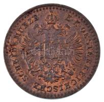 Ausztria 1860A 5/10kr Cu T:AU patina Austria 1860A 5/10 Kreuzer Cu C:AU patina Krause KM#2182