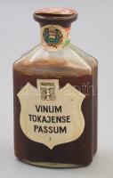 cca 1987 Vinum Tokajense Passum, Tokaji 5 puttonyos aszú, Tolcsva, bontatlan, 0,3l