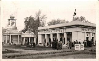 1941 Budapest XIV. BNV Nemzetközi Vásár, Dohányjövedék, Harmatvíz, Braun és Franck pavilonok