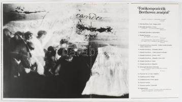 Juan Gyenes, eredetileg Gyenes János (1912-1995): Beethoven IX. szimfónia 1989. Eredeti vintage nagy...