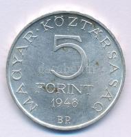 1948. 5Ft Ag "Petőfi" T:AU,XF felületi karcok Adamo EM1