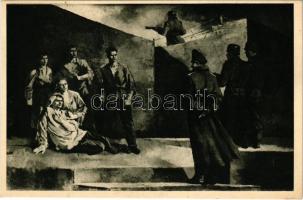 Perahim - Scene from A. Fadeev's "Young Guard" which was played on the stage of the National Theater of Bucharest / Alexander Fadeyev "Az ifjú gárda" c. könyvéből készült színdarab jelenete, amit a Bukaresti Nemzeti színházban adtak elő (fl)