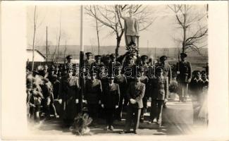 1948 Apc, Petőfi Sándor szobor avatási ünnepsége katonatisztekkel március 15-én. photo